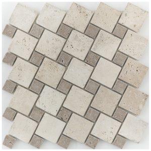 Travertine Mosaics – Diagno Colour Mix