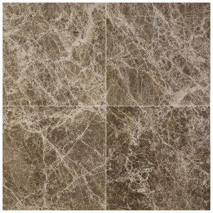 Marble Tile – Brown Emprador