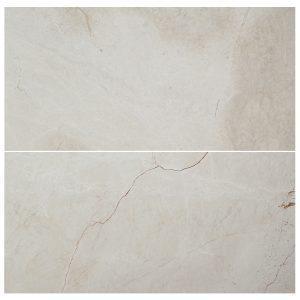 Marble Tile – Bianco Rosso Honed