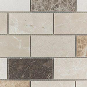 Beige Brown Gold Mix – Marble Mosaic