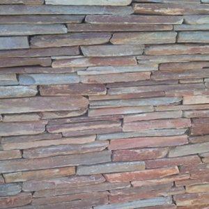 Brown Strip Walling